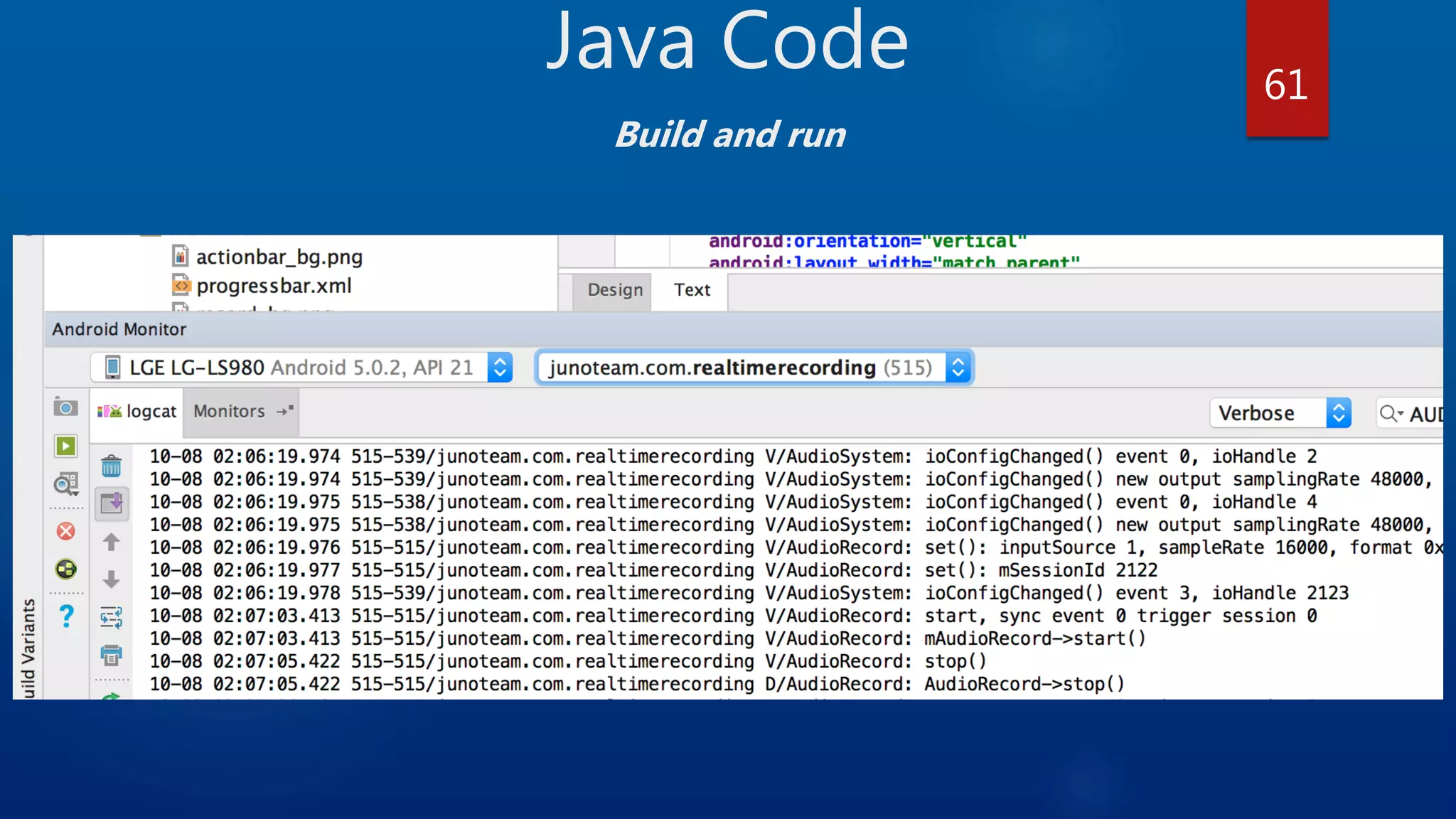 Java Code Build and run 61 