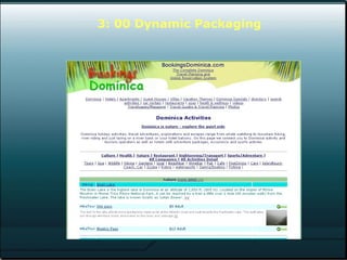 Knowledge engineering OTA Alternative BookingsDominica.com Next Gen. Direct Travel Shopping Directory of all accommodation...