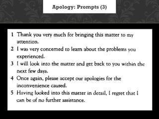Apology: Prompts (3)
 