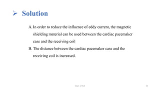 Shielded Pacemaker Seminar cardiac pacemaker | PPTX