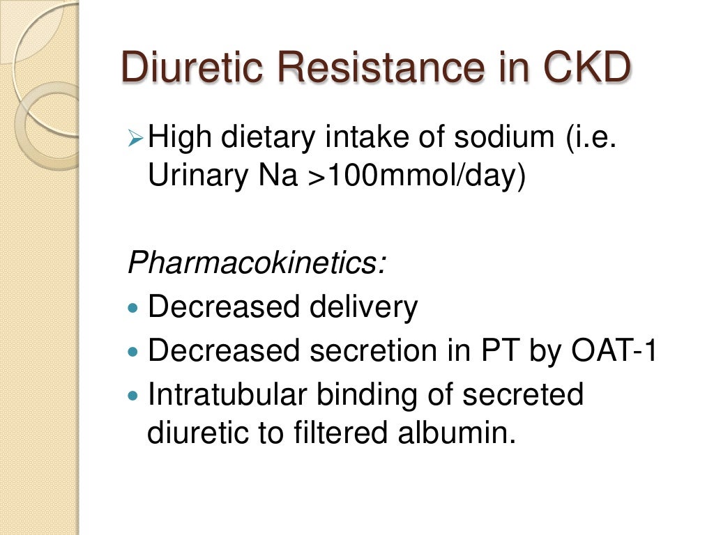 Diuretics in CKD