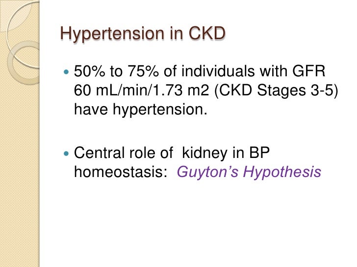 Diuretics in CKD