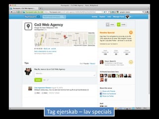 Tag ejerskab – lav specials
 