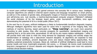 Prospects of Deep Learning in Medical Imaging | PPTX