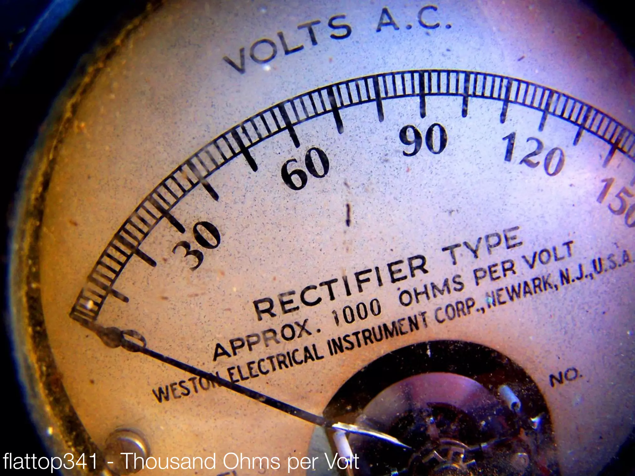 ﬂattop341 - Thousand Ohms per Volt
 
