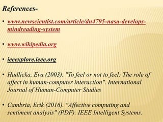 Mind Reading Computers Pptx