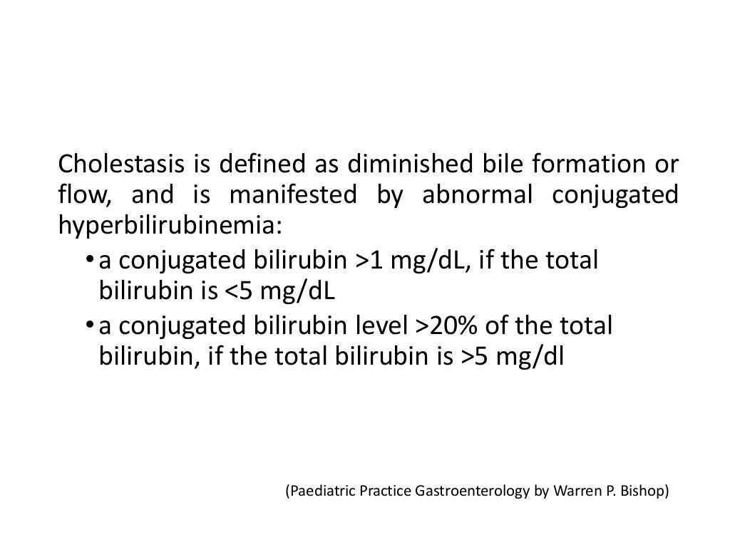 Neonatal Cholestasis