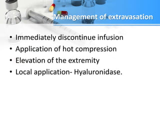 Extravascular Injection Chemotherapeutic Drugs | PPTX