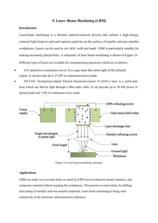 Lbm Introduction Seminar on-non-conventional-machining | PDF