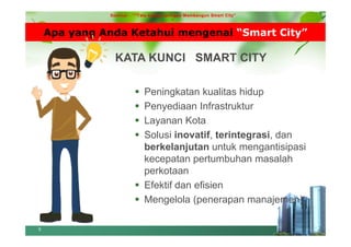Seminar Smart City - Membangun Tata Kelola Jaringan Smart City | PDF