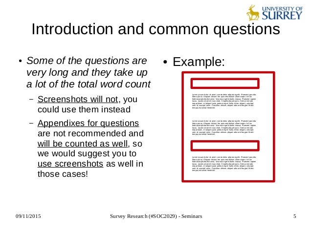 survey research soc2029 seminar 6 questionnaire design ii