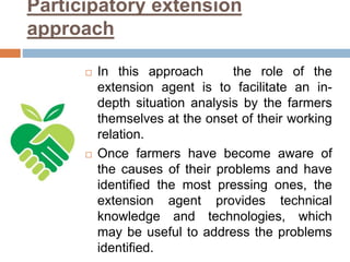 Extension strategies for rural upliftment