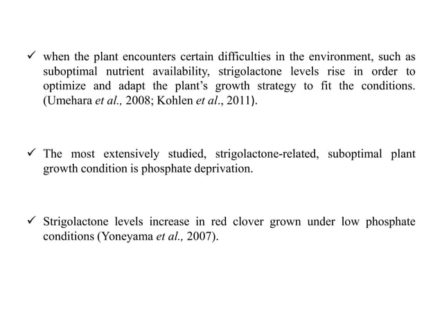 STRIGOLACTONES: Role In Plant Development | PDF