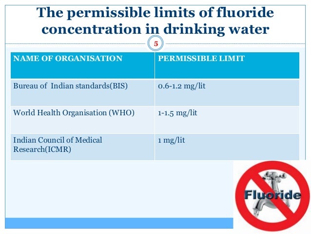 Drinking Water Fluoride Limits Drinking Water Fluoride Limits