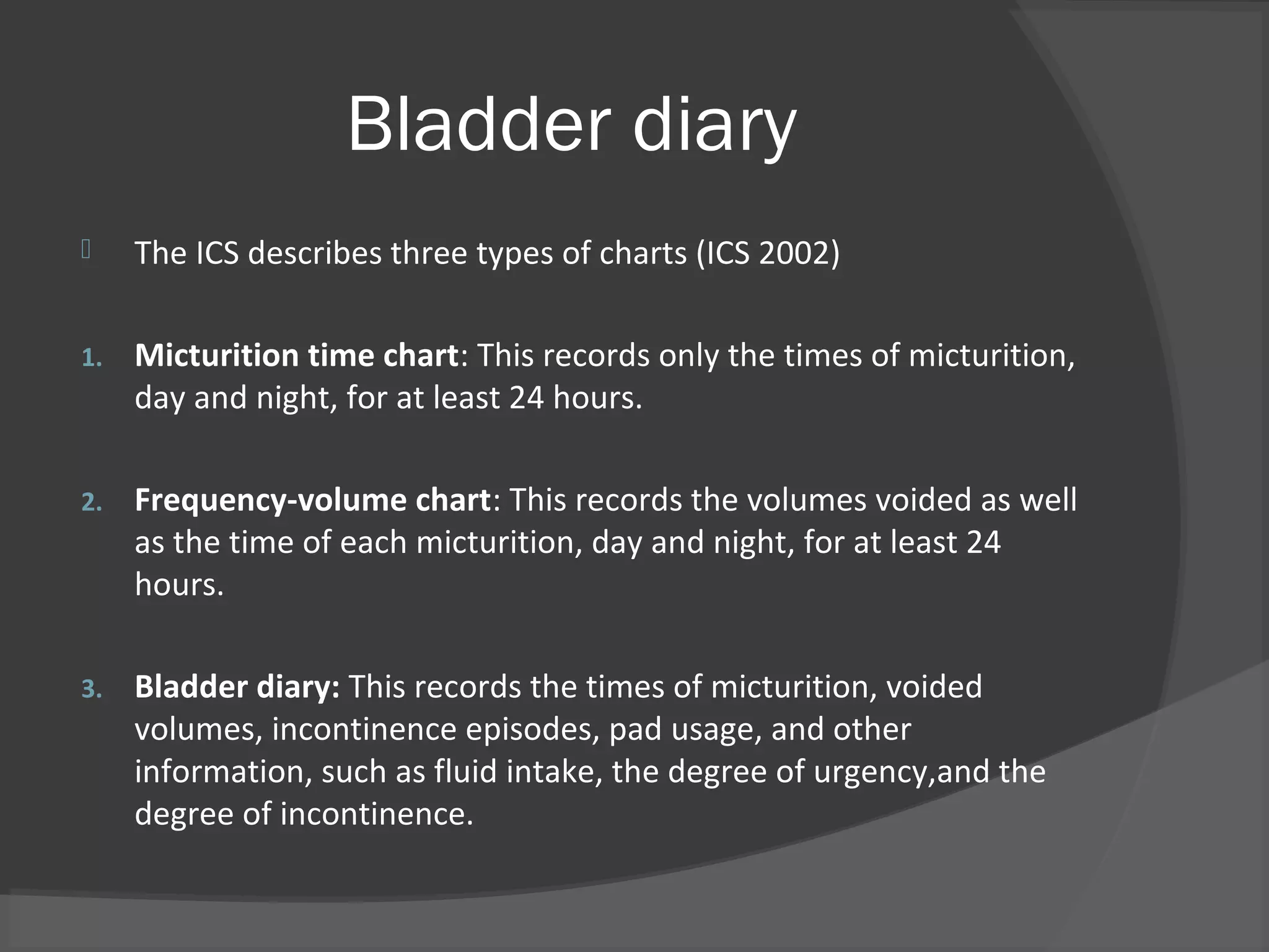 Over Active Bladder - seminar | PPT