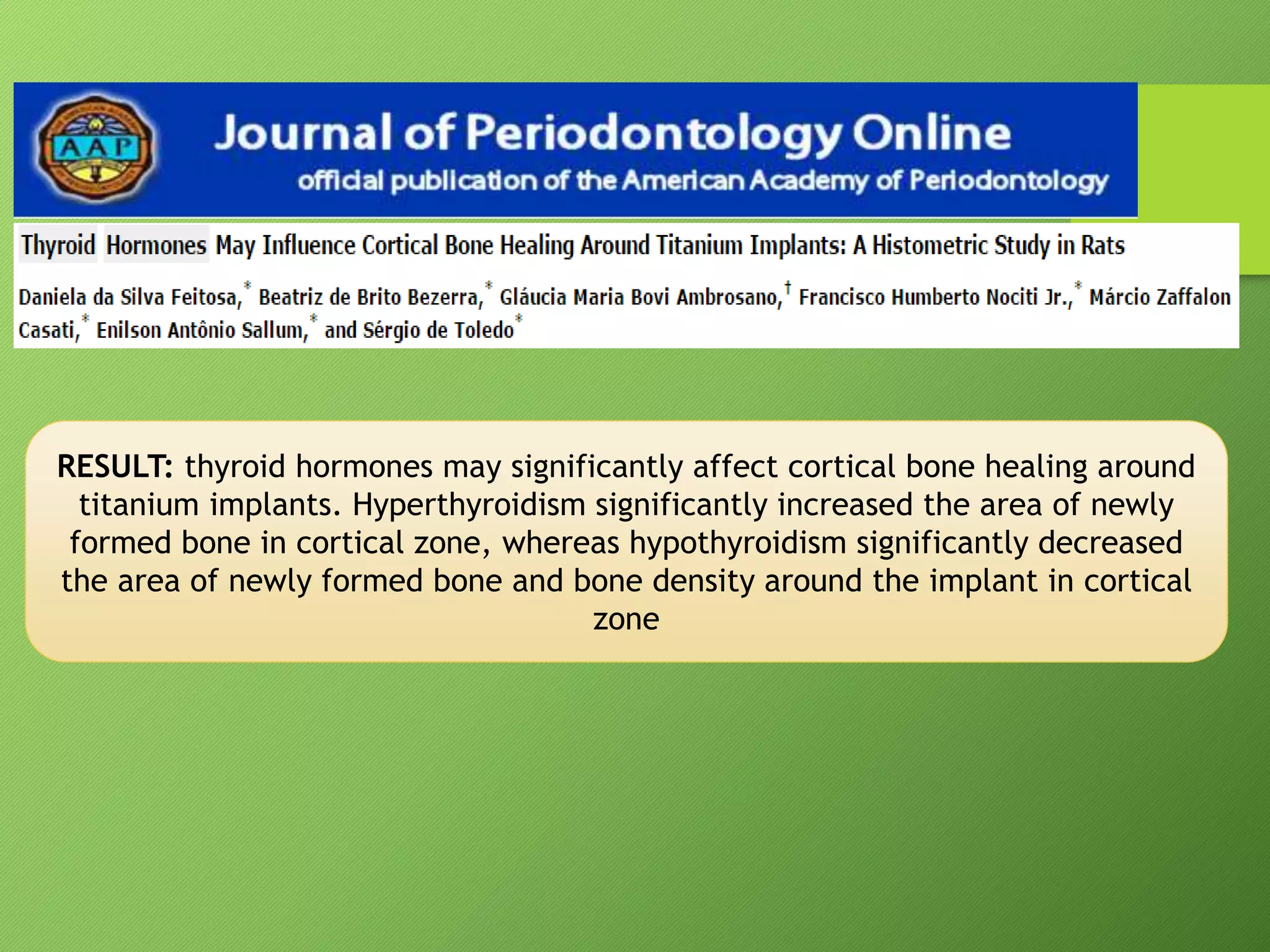 Hormonal Influences On Periodontium Photo Inspiration