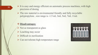 Quality Testing For Container, Closure And Secondary packaging Material ...
