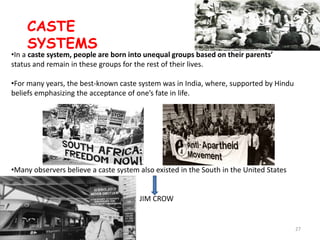 Social stratification and Health | PPTX