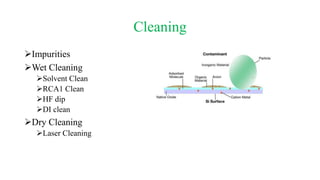 Silicon processing and Semiconductor Manufacturing | PPTX
