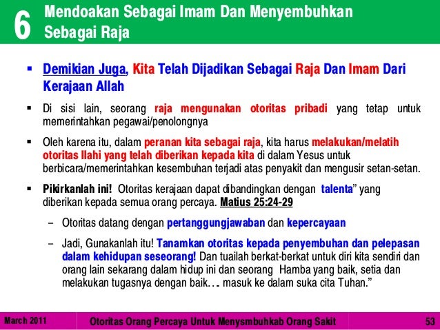 Healing Service