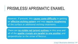 Enamel Rods and its implications | PPT