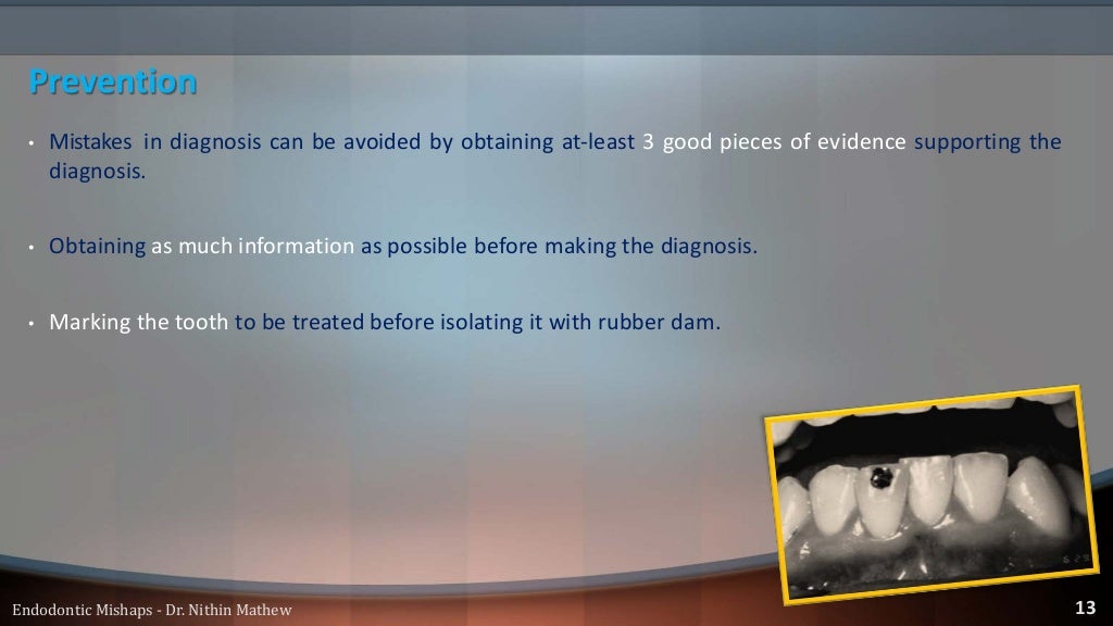 Endodontic Mishaps