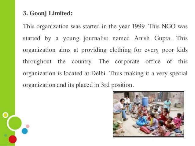 Ngos And Their Role In Health