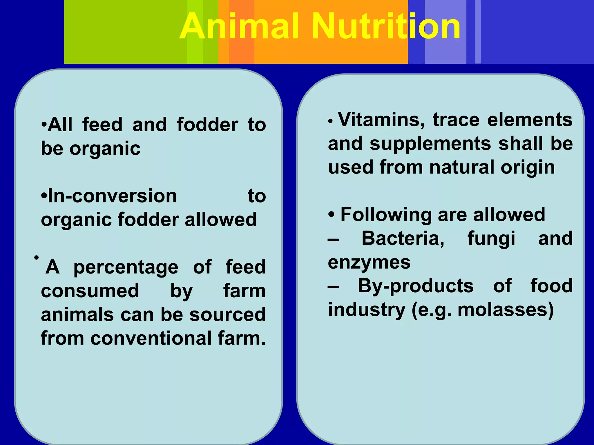 Nutrition For Organic Animals Course preview