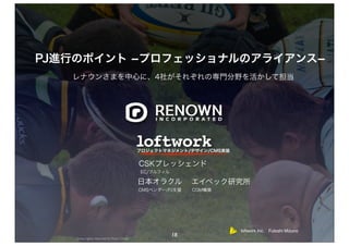 loftwork Inc. Futoshi Mizuno
                                       18
Some rights reserved by Peter J Dean
 