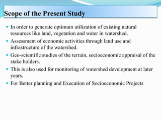 Application of GIS and RS in Watershed Management | PPTX