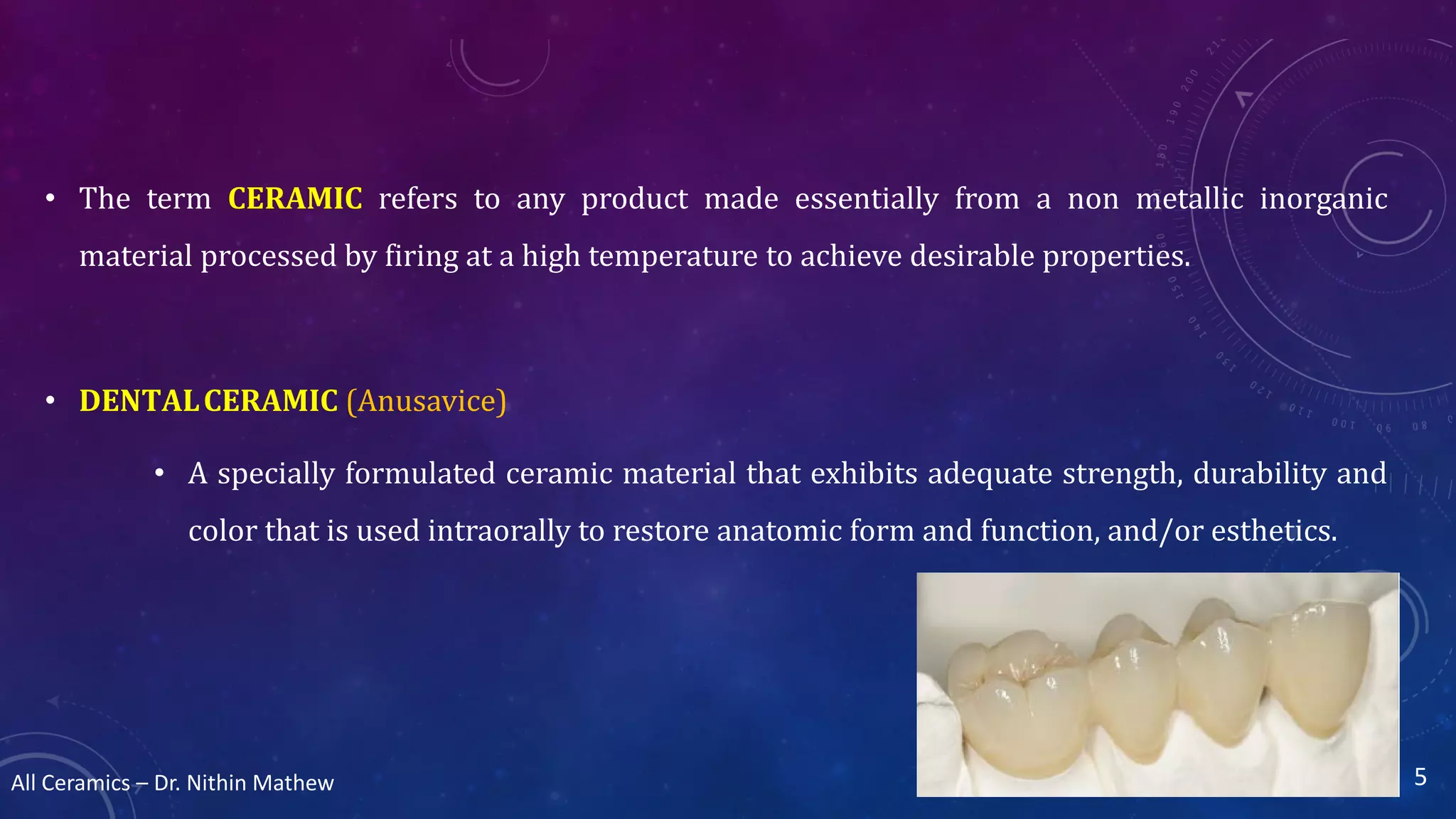 All Ceramics Dental PPT