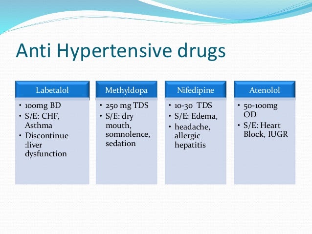 Labetalol Doses In Pregnancy