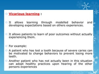 Vicarious Modelling health behavior models | PPTX