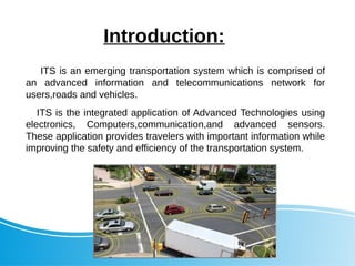 Intelligent Transportation System presentation | PPTX