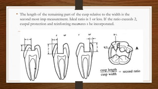 Cuspal Protection Restore the badly broken down teeth.pptx