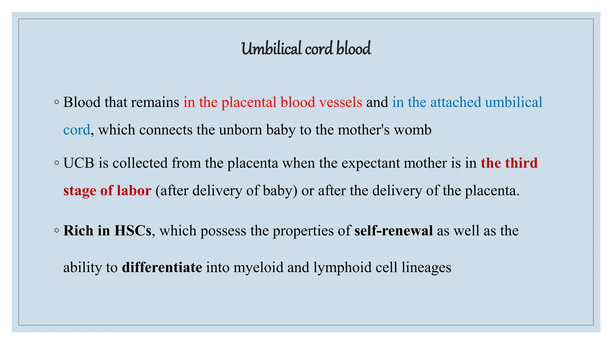 Tissue Banking and Umbilical Cord Blood Banking | PPTX