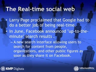 The Real-time social webAmbiance – exposing related and simultaneous eventsAutomation - Beyond RSS, beyond Robin Good’s newsmastering so truly semanticEmergence – Trending topics, keywords or phrases