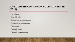pulpal pathology final. Ppt various pathology | PPTX