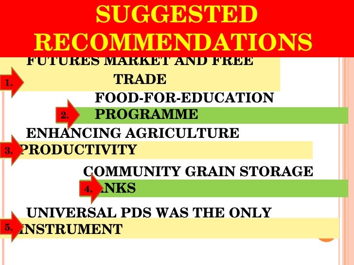 Essay on food security in india