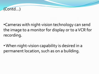 NIGHT VISION TECHNOLOGY | PPTX
