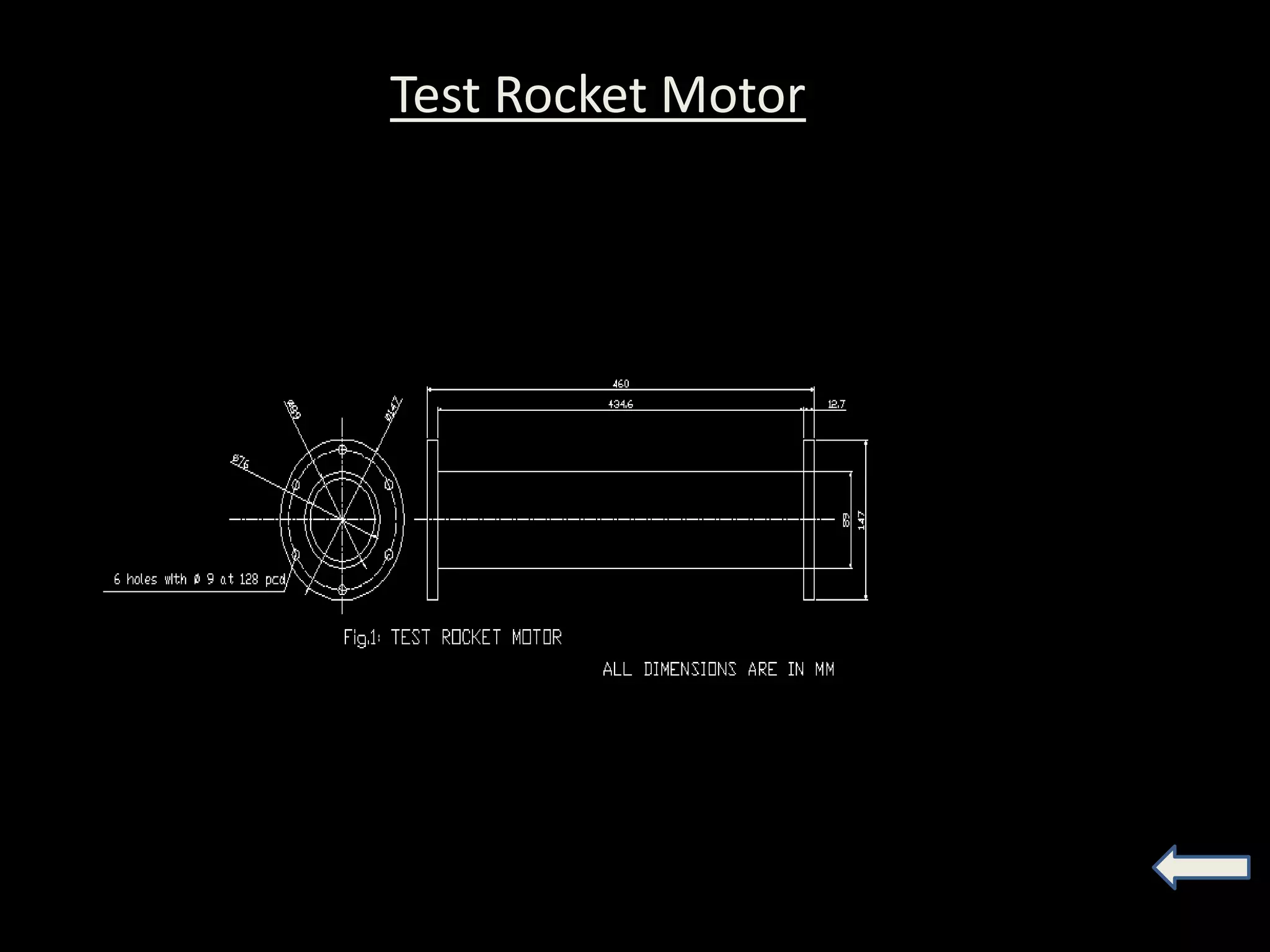 Test Rocket Motor
 