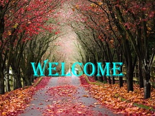 WELCOME

 