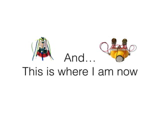 And… 
This is where I am now
 