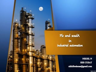 PLC and SCADA in Industrial Automation | PPTX