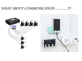 WHAT ABOUT COMMUNICATION ………..??
 