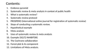 Systematic review & meta analysis seminar | PPTX