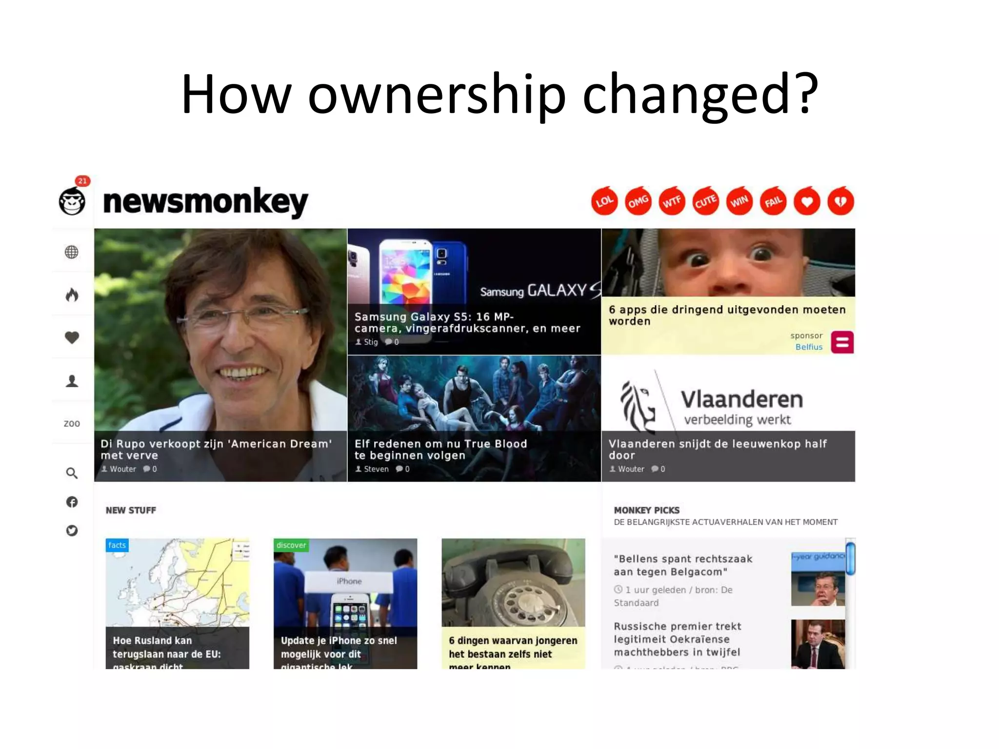 How ownership changed?
 