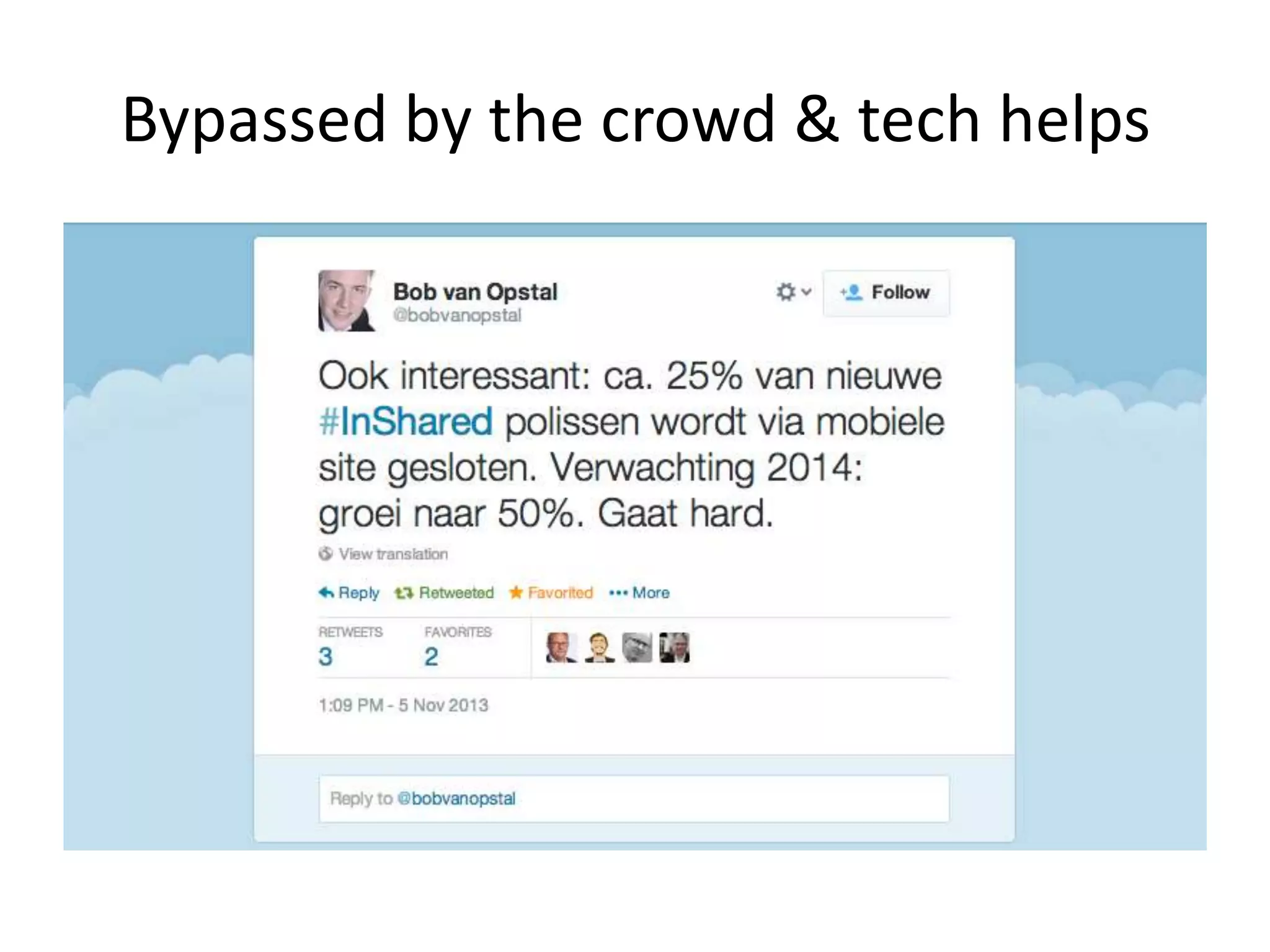 Bypassed by the crowd & tech helps
 