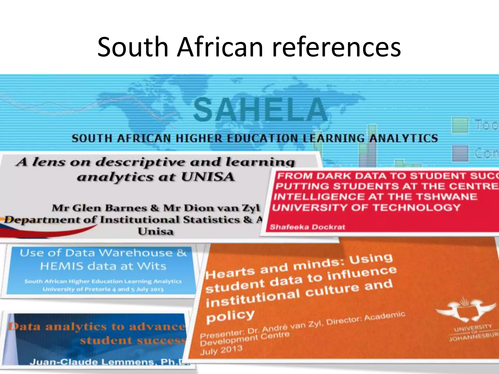 South African references
 