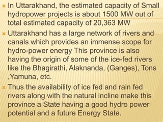 Social and Environmental Impact of hydropower project in Uttarakhand ...